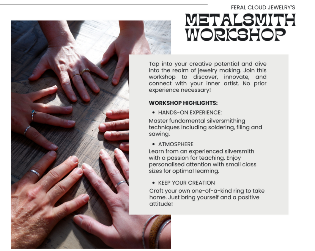 Metalsmith Workshop - Booking & Deposit