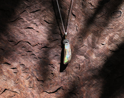 Pipe Opal Necklace