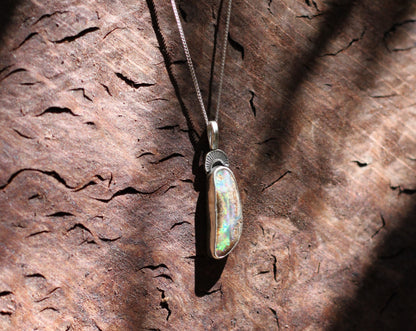 Pipe Opal Necklace