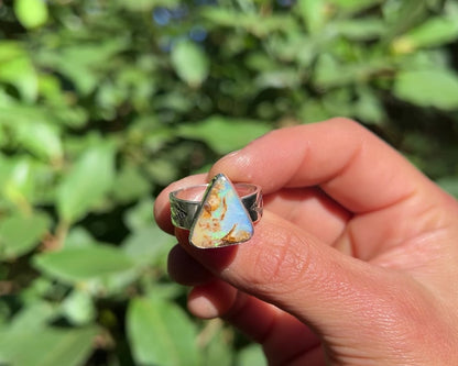 Pipe Opal Wide Band Ring {sz.8.25}