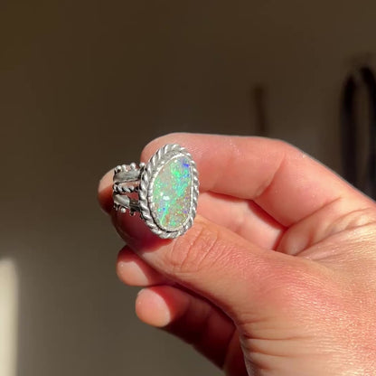 Boulder Opal Ring {sz.9}