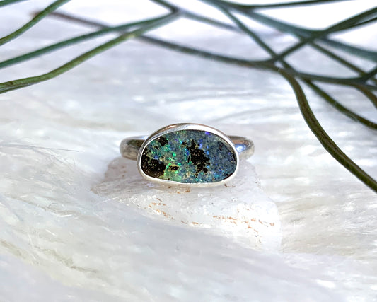 Koroit Aurora Borealis Ring {sz.6.5}