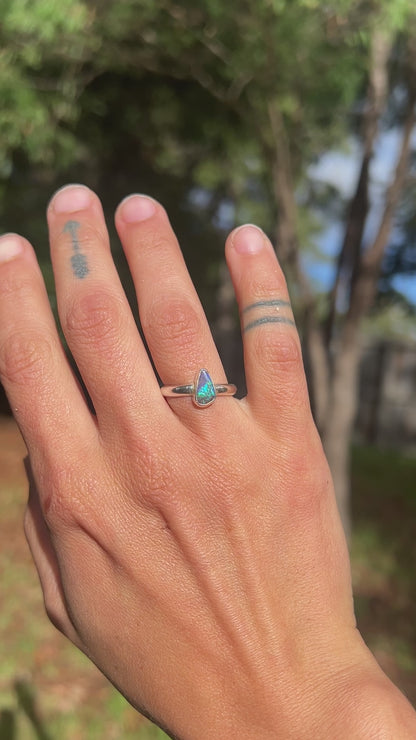 Boulder Opal Ring {sz.6.75}