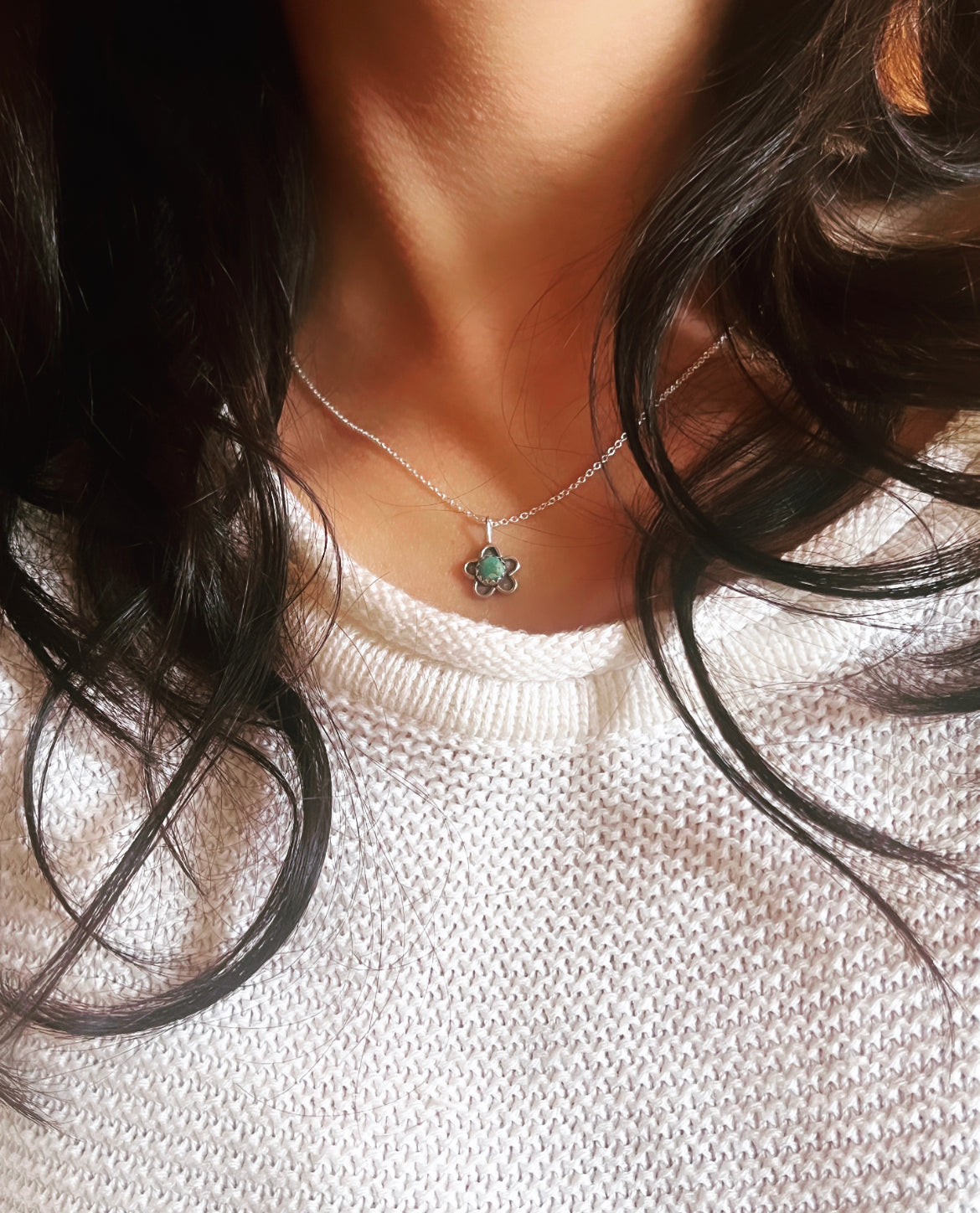 Dainty Wildflower Necklace