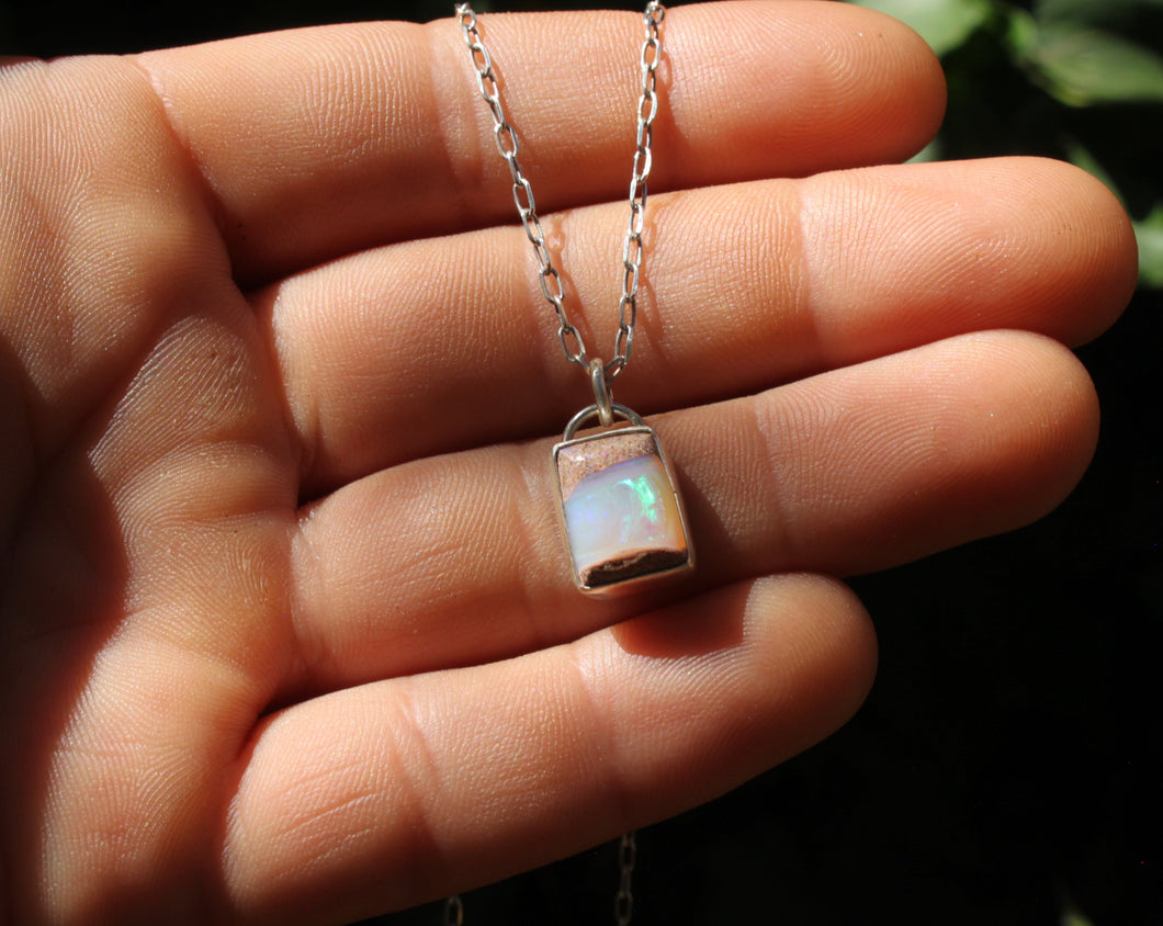 Pipe Opal Necklace