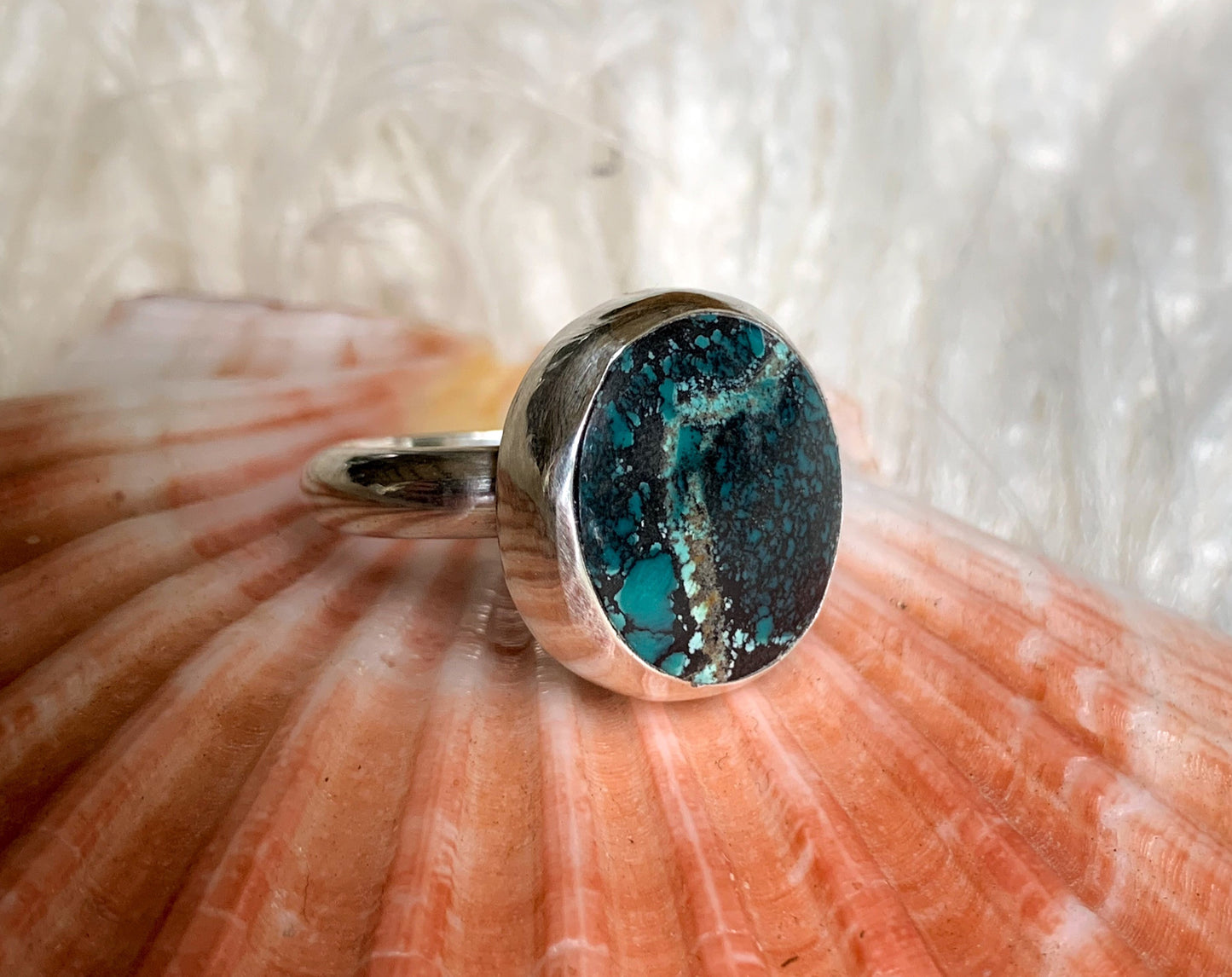 Riverbed Turquoise Ring {sz.7.75}