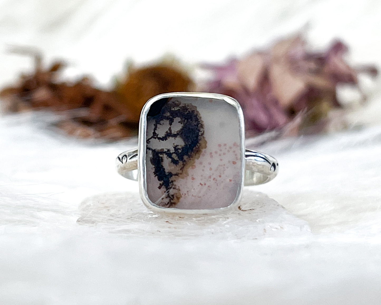 Dendritic Agate Ring No. 5 {sz.6.5}