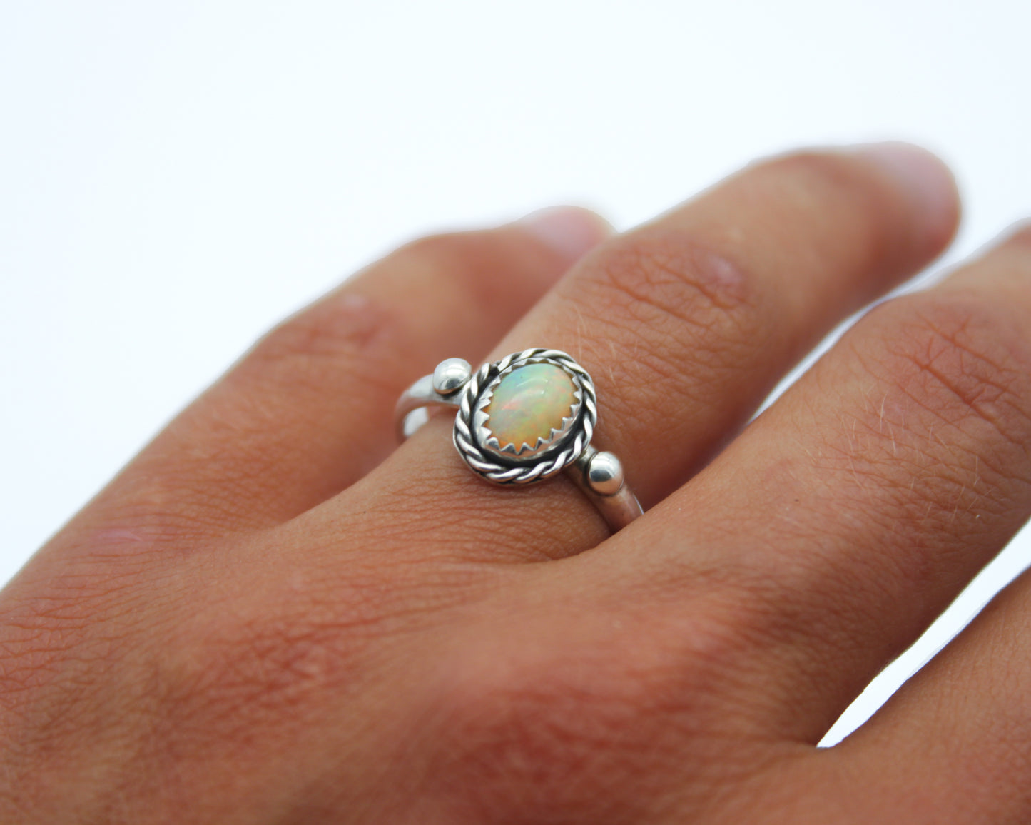 Ethiopian Opal Ring I {sz.7}