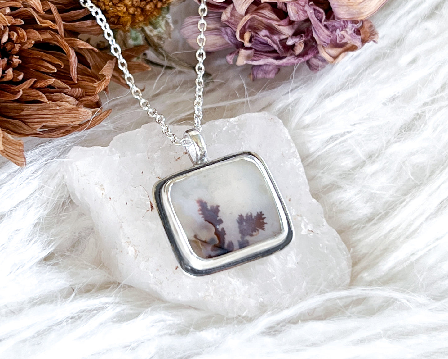 Dendritic Agate Necklace No. 2