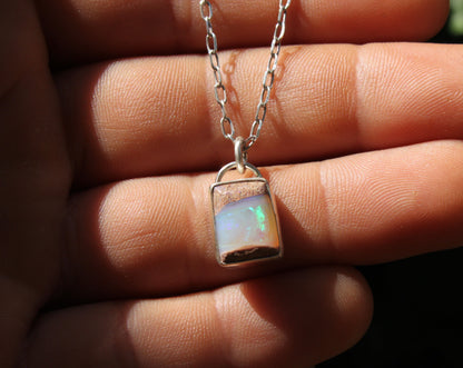 Pipe Opal Necklace