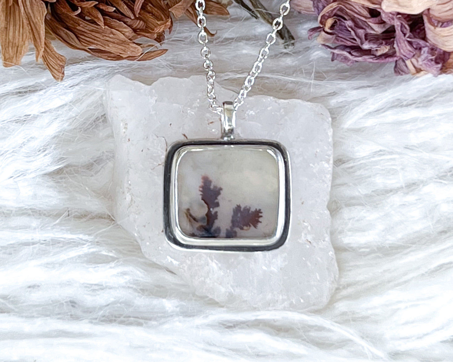 Dendritic Agate Necklace No. 2