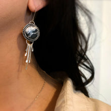 Load image into Gallery viewer, White Buffalo Fringe Earrings
