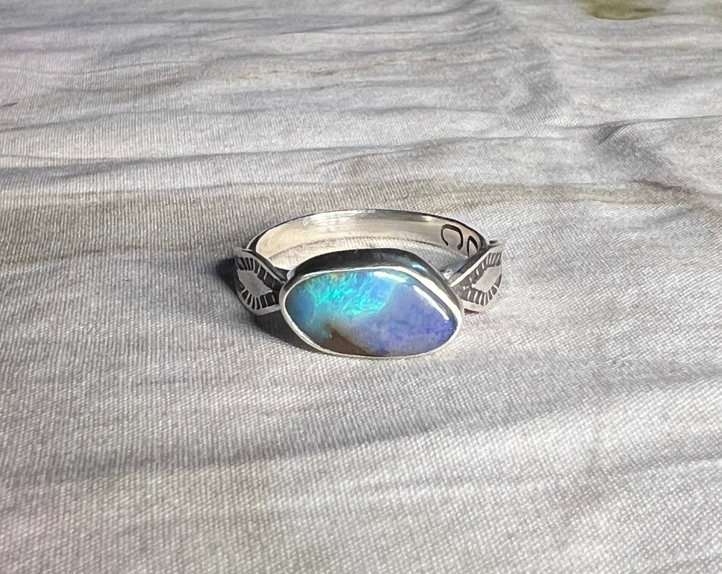 Boulder Opal Ring {sz.7}