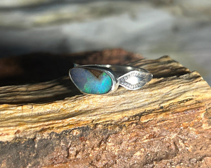 Boulder Opal Ring {sz.7}