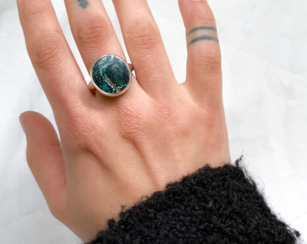 Riverbed Turquoise Ring {sz.7.75}