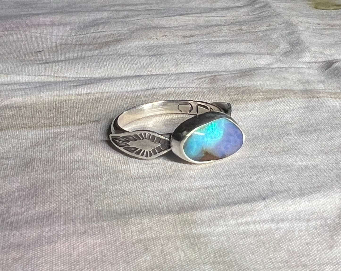 Boulder Opal Ring {sz.7}