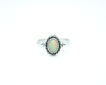 Ethiopian Opal Ring I {sz.7}