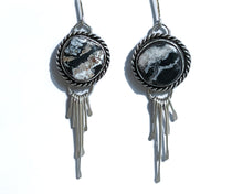Load image into Gallery viewer, White Buffalo Fringe Earrings
