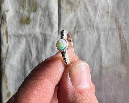 Andamooka Opal Ring {sz.7.75}