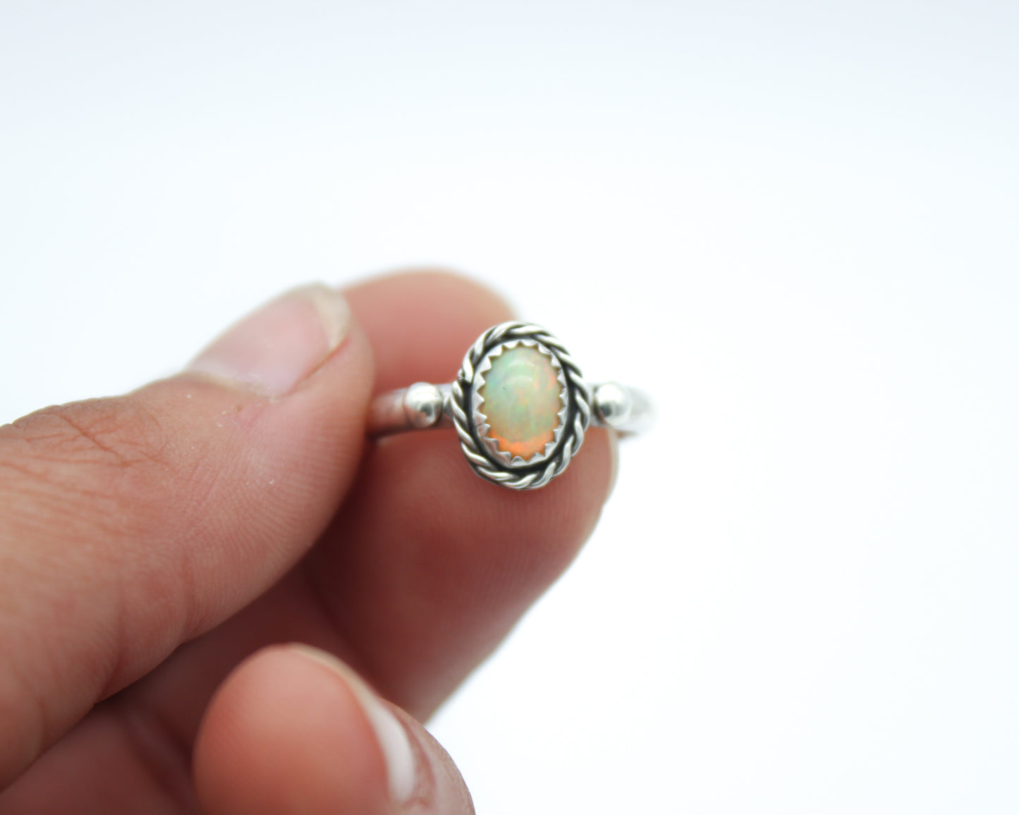 Ethiopian Opal Ring I {sz.7}