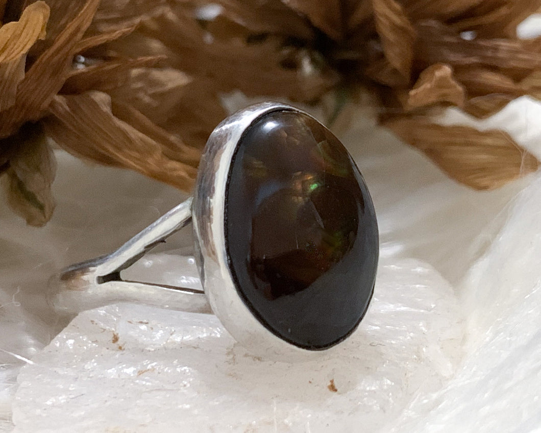 Fire Agate Ring {sz8.25}
