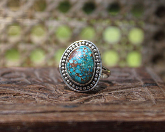 Pacific Blue Royston Ring {sz.8}