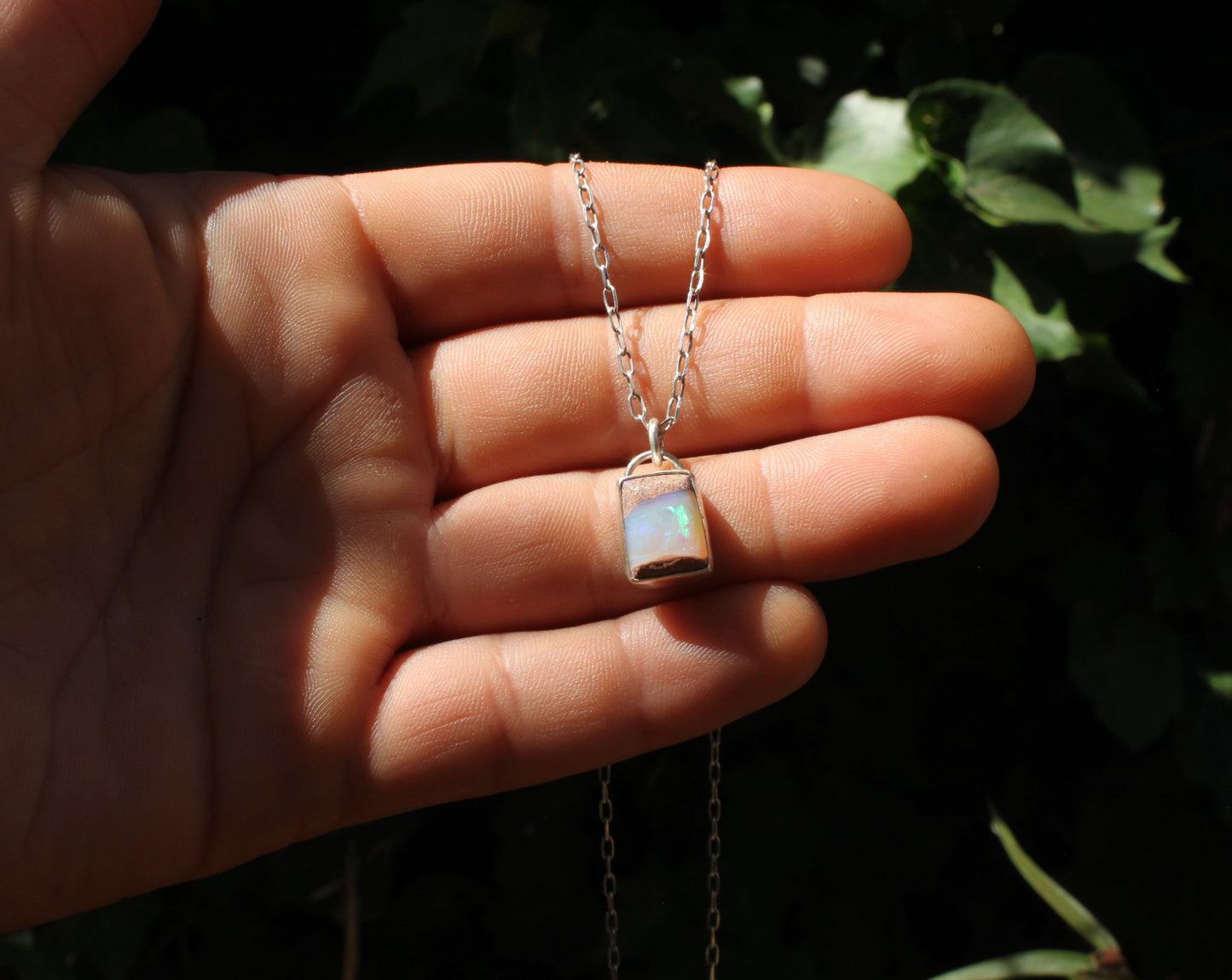 Pipe Opal Necklace