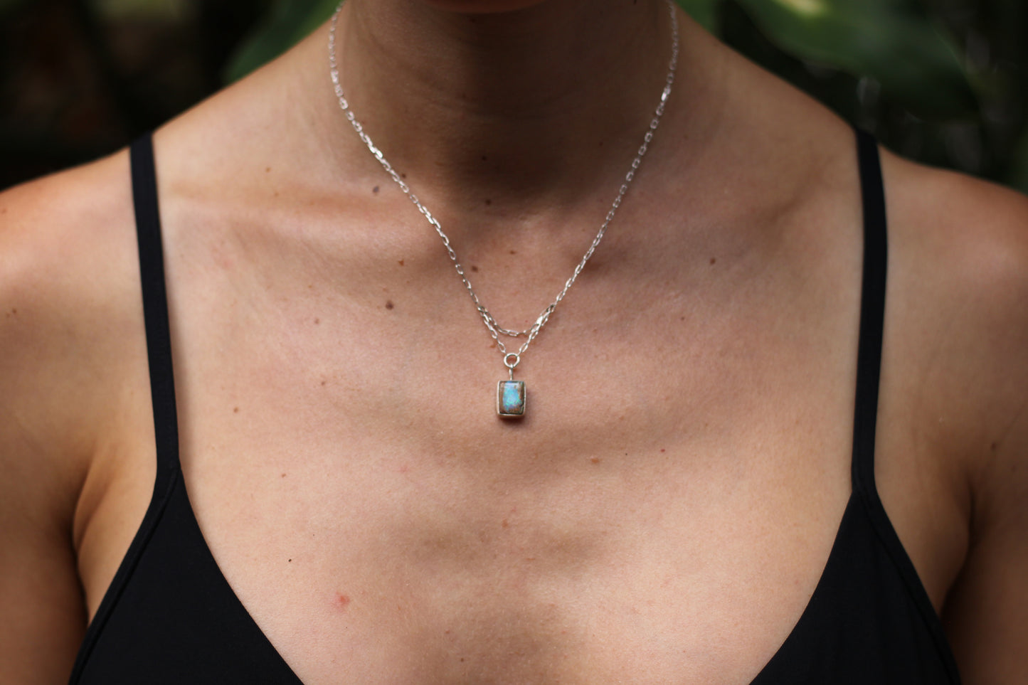 Boulder Pipe Opal Necklace