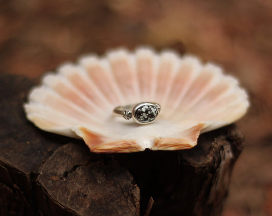 Cloud Mountain Turquoise Ring {sz.7.25}