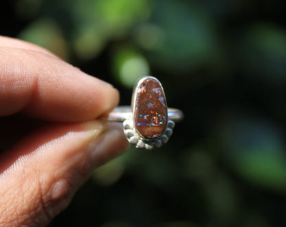 Koroit Boulder Opal Ring {sz. 8.75}