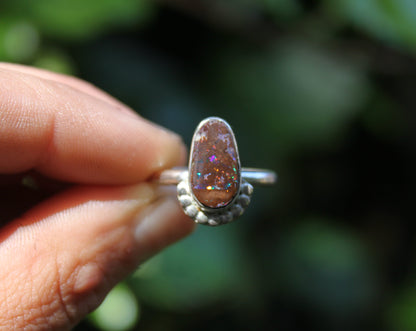 Koroit Boulder Opal Ring {sz. 8.75}