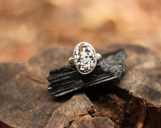 Cloud Mountain Turquoise Ring {sz.6.5}