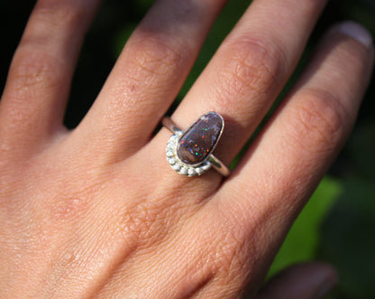 Koroit Boulder Opal Ring {sz. 8.75}
