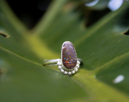 Koroit Boulder Opal Ring {sz. 8.75}