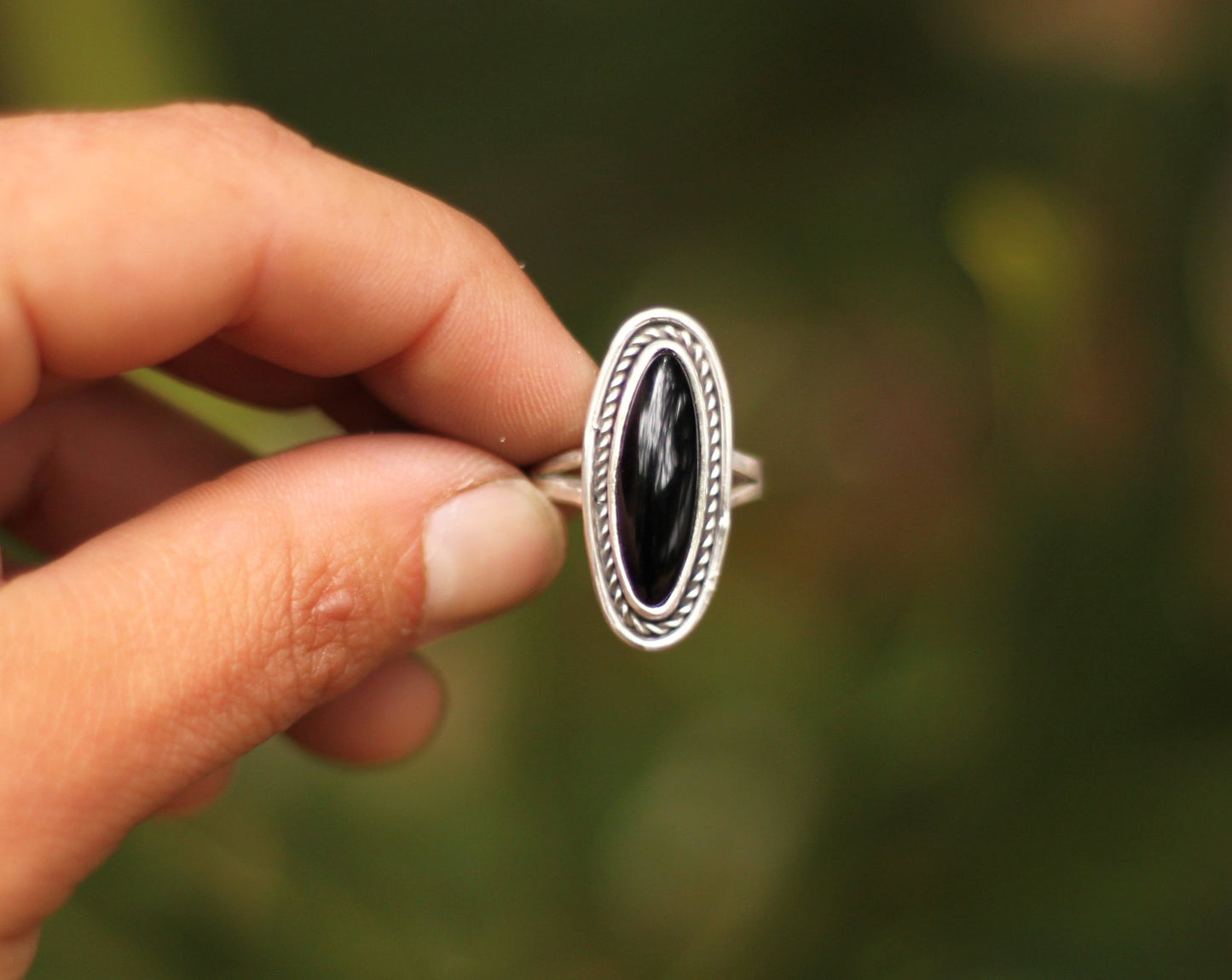 Black Onyx Ring {sz.7}